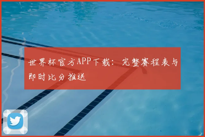 世界杯官方APP下载：完整赛程表与即时比分推送